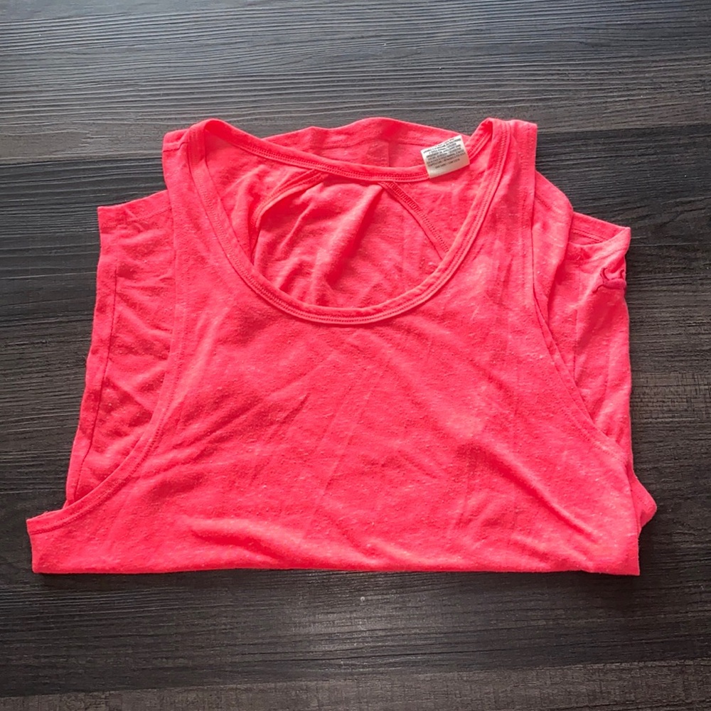 Pink shirt pink tank top